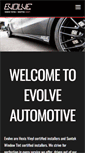 Mobile Screenshot of evolve-automotive.com